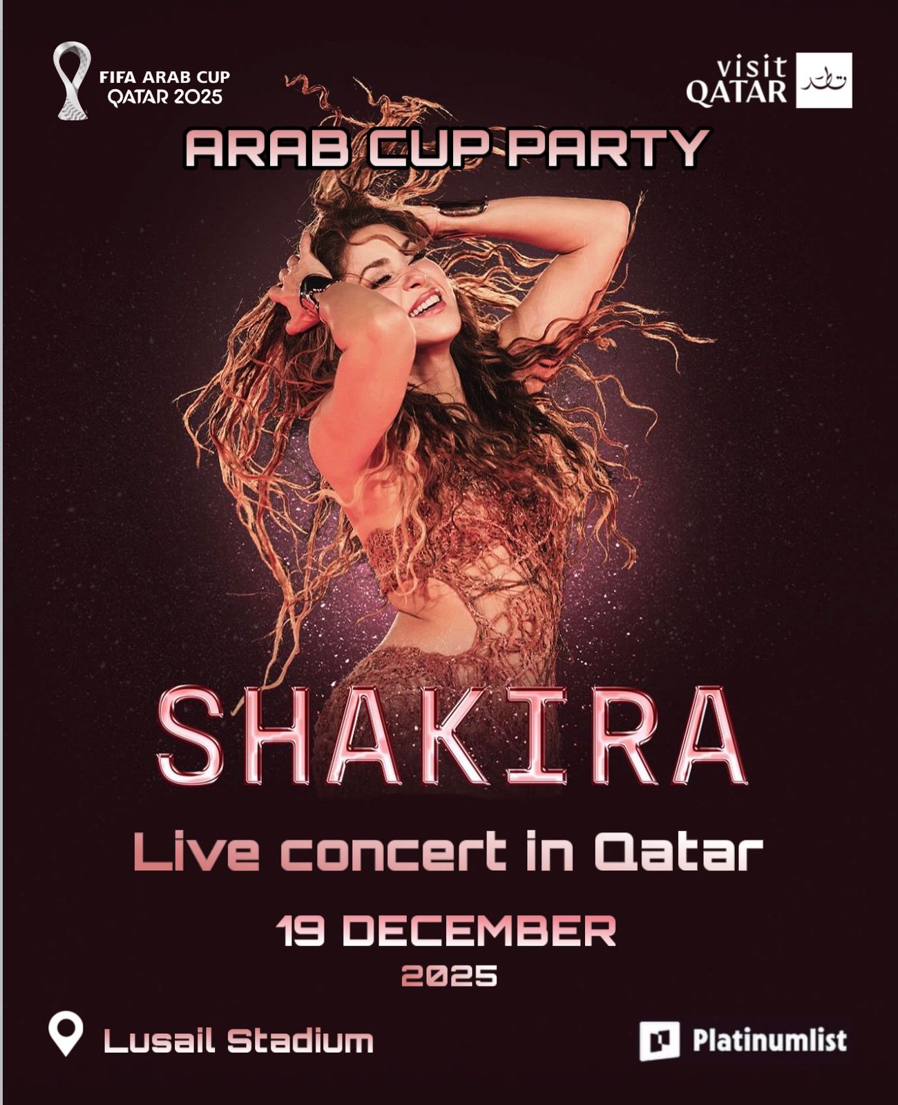 Arab Cup Party with Shakira – Live in Qatar